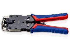 Cleste de sertizat Knipex frontal pentru conectori Western